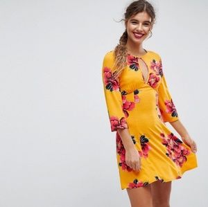 Floral Mini Tea Dress